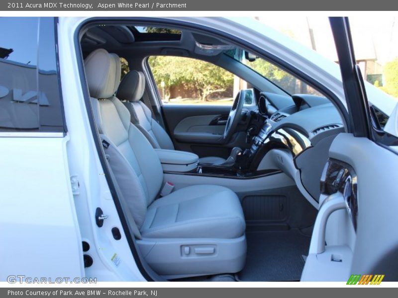 Aspen White Pearl / Parchment 2011 Acura MDX Technology