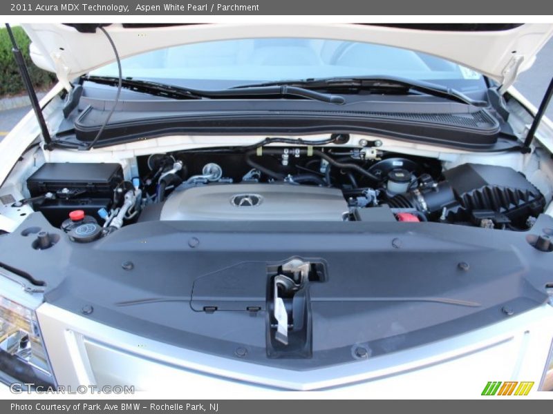 Aspen White Pearl / Parchment 2011 Acura MDX Technology