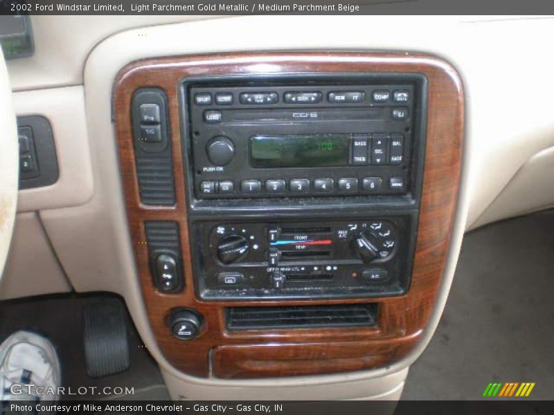 Controls of 2002 Windstar Limited