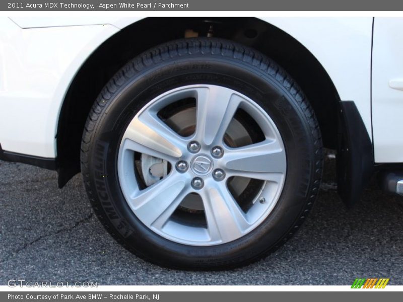 Aspen White Pearl / Parchment 2011 Acura MDX Technology