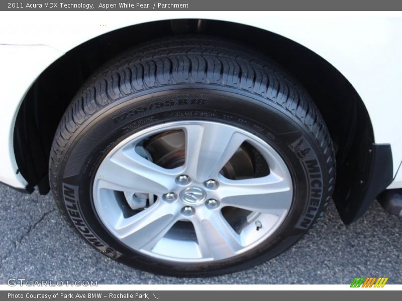 Aspen White Pearl / Parchment 2011 Acura MDX Technology