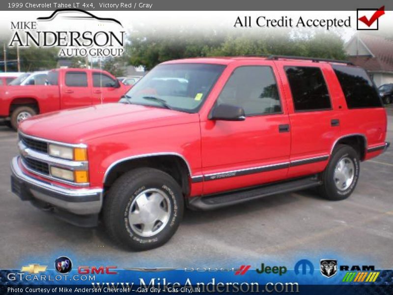 Victory Red / Gray 1999 Chevrolet Tahoe LT 4x4