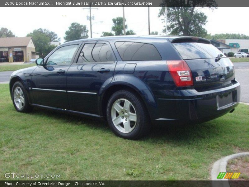 Midnight Blue Pearl / Dark Slate Gray/Light Graystone 2006 Dodge Magnum SXT