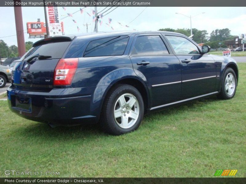 Midnight Blue Pearl / Dark Slate Gray/Light Graystone 2006 Dodge Magnum SXT