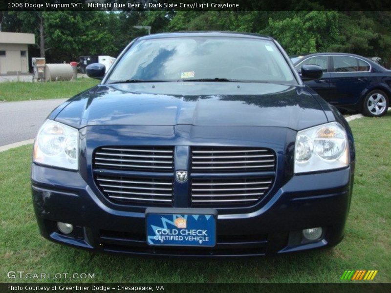 Midnight Blue Pearl / Dark Slate Gray/Light Graystone 2006 Dodge Magnum SXT