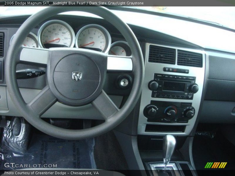 Midnight Blue Pearl / Dark Slate Gray/Light Graystone 2006 Dodge Magnum SXT