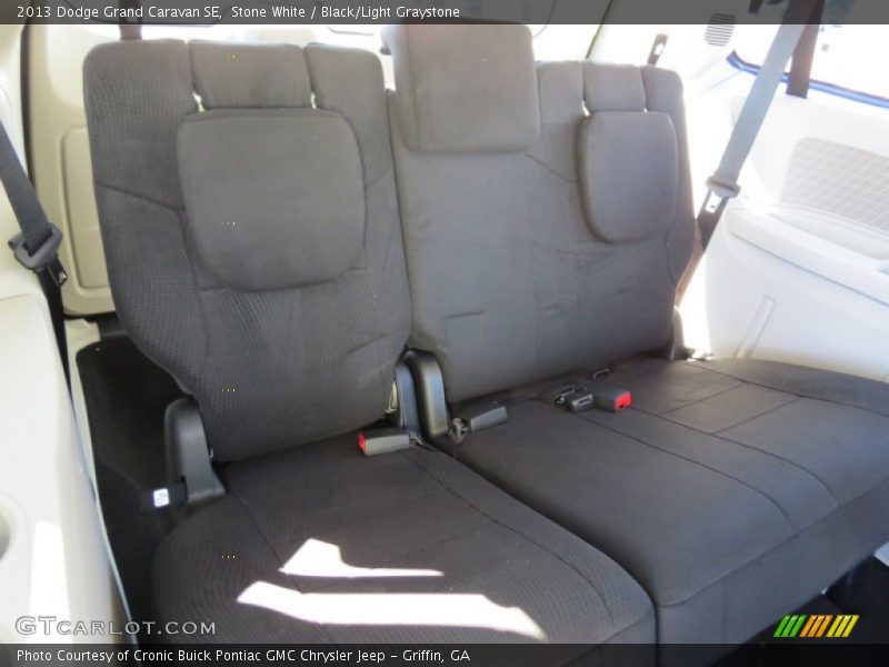 Stone White / Black/Light Graystone 2013 Dodge Grand Caravan SE