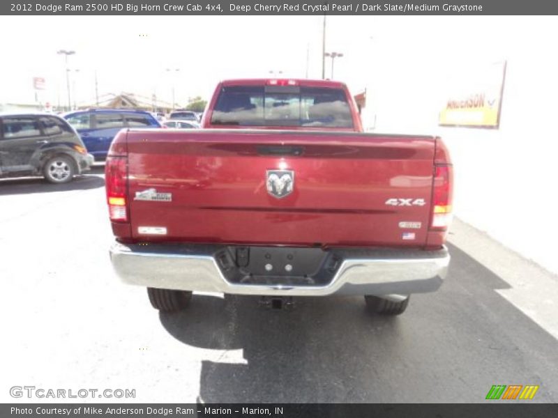 Deep Cherry Red Crystal Pearl / Dark Slate/Medium Graystone 2012 Dodge Ram 2500 HD Big Horn Crew Cab 4x4