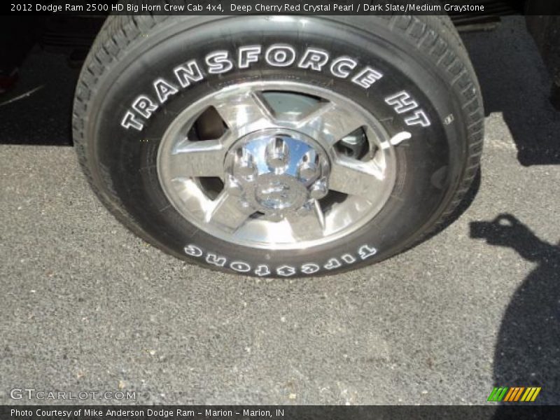 Deep Cherry Red Crystal Pearl / Dark Slate/Medium Graystone 2012 Dodge Ram 2500 HD Big Horn Crew Cab 4x4