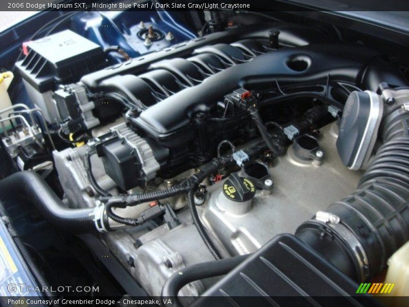 Midnight Blue Pearl / Dark Slate Gray/Light Graystone 2006 Dodge Magnum SXT