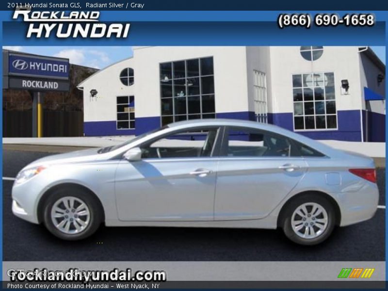 Radiant Silver / Gray 2011 Hyundai Sonata GLS
