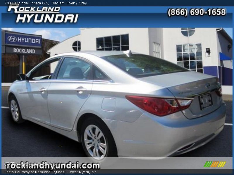 Radiant Silver / Gray 2011 Hyundai Sonata GLS