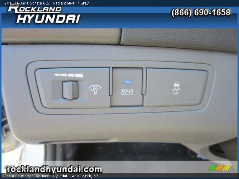 Radiant Silver / Gray 2011 Hyundai Sonata GLS