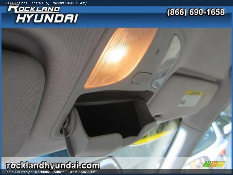 Radiant Silver / Gray 2011 Hyundai Sonata GLS