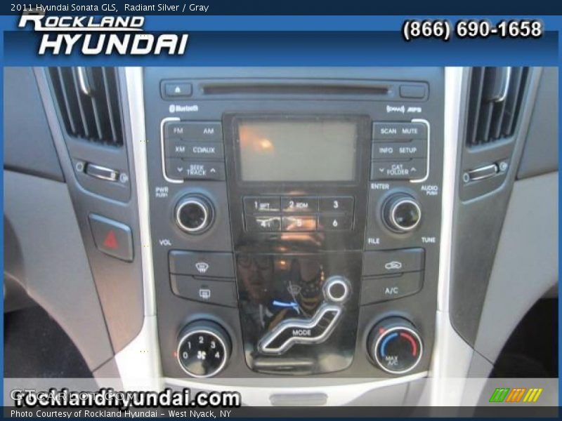 Radiant Silver / Gray 2011 Hyundai Sonata GLS