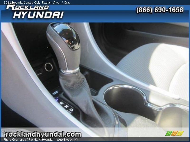 Radiant Silver / Gray 2011 Hyundai Sonata GLS