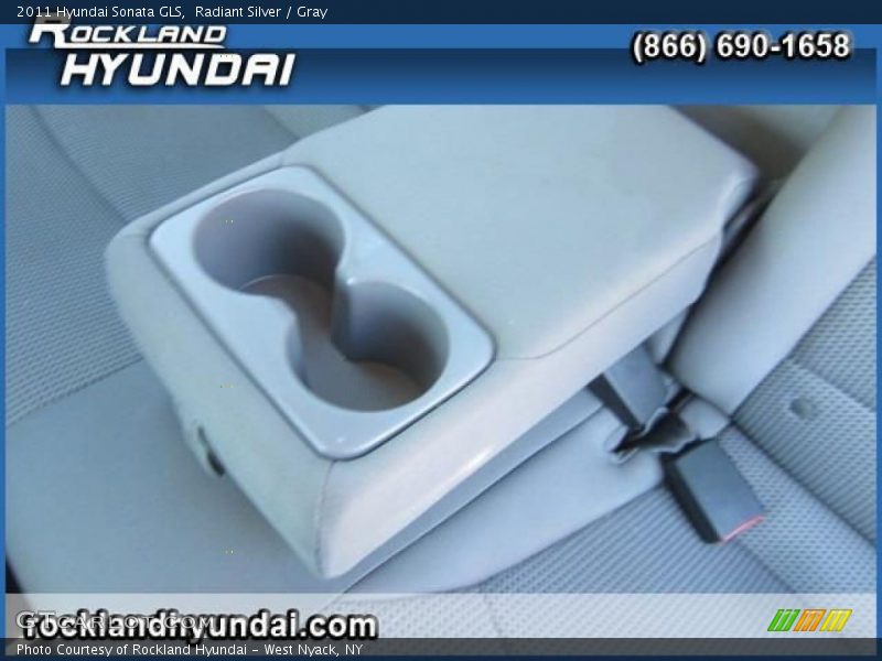 Radiant Silver / Gray 2011 Hyundai Sonata GLS