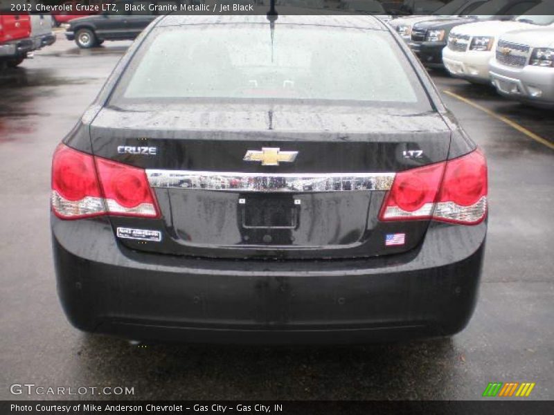 Black Granite Metallic / Jet Black 2012 Chevrolet Cruze LTZ