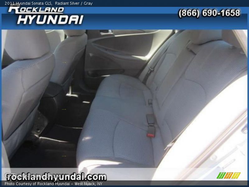 Radiant Silver / Gray 2011 Hyundai Sonata GLS
