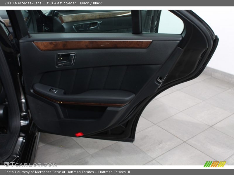 Black / Black 2010 Mercedes-Benz E 350 4Matic Sedan