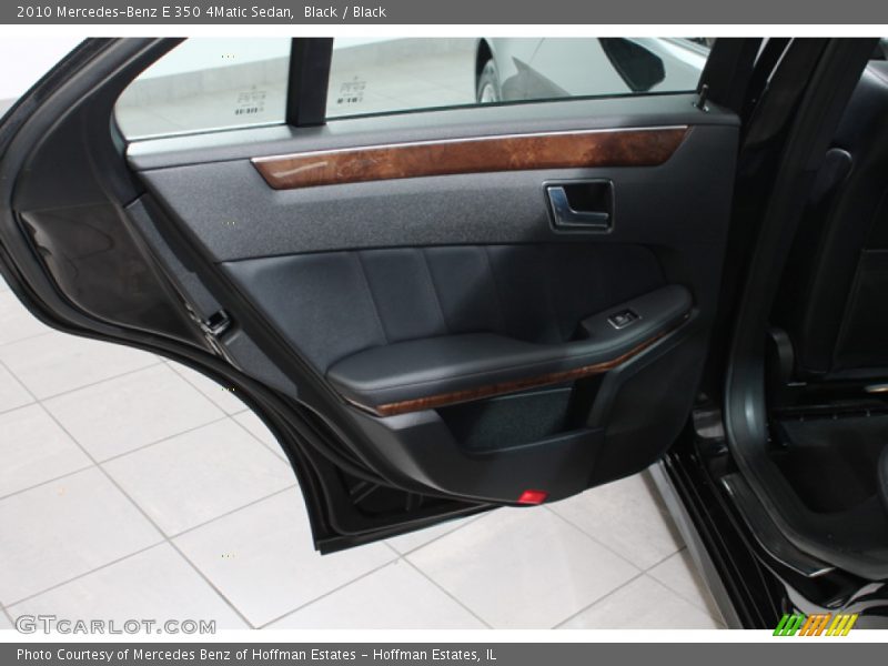 Black / Black 2010 Mercedes-Benz E 350 4Matic Sedan