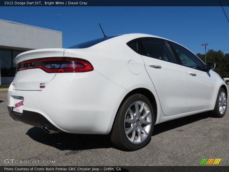 Bright White / Diesel Gray 2013 Dodge Dart SXT