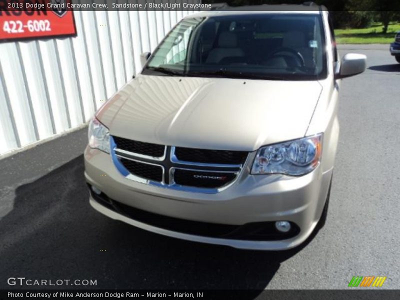 Sandstone / Black/Light Graystone 2013 Dodge Grand Caravan Crew