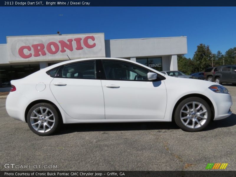 Bright White / Diesel Gray 2013 Dodge Dart SXT