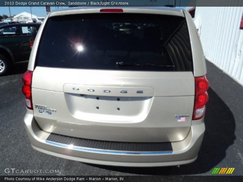 Sandstone / Black/Light Graystone 2013 Dodge Grand Caravan Crew