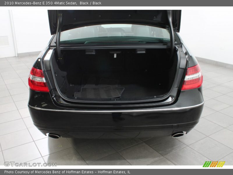 Black / Black 2010 Mercedes-Benz E 350 4Matic Sedan
