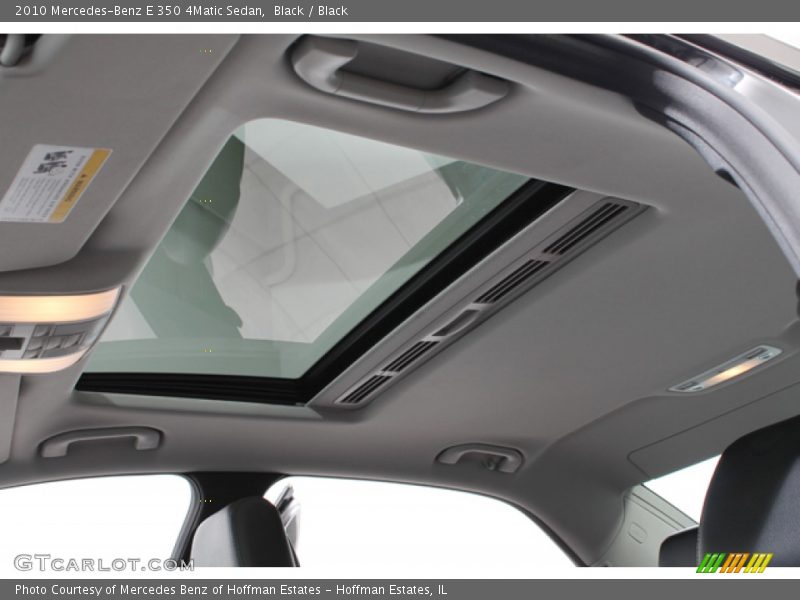 Black / Black 2010 Mercedes-Benz E 350 4Matic Sedan