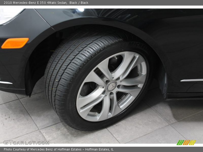 Black / Black 2010 Mercedes-Benz E 350 4Matic Sedan