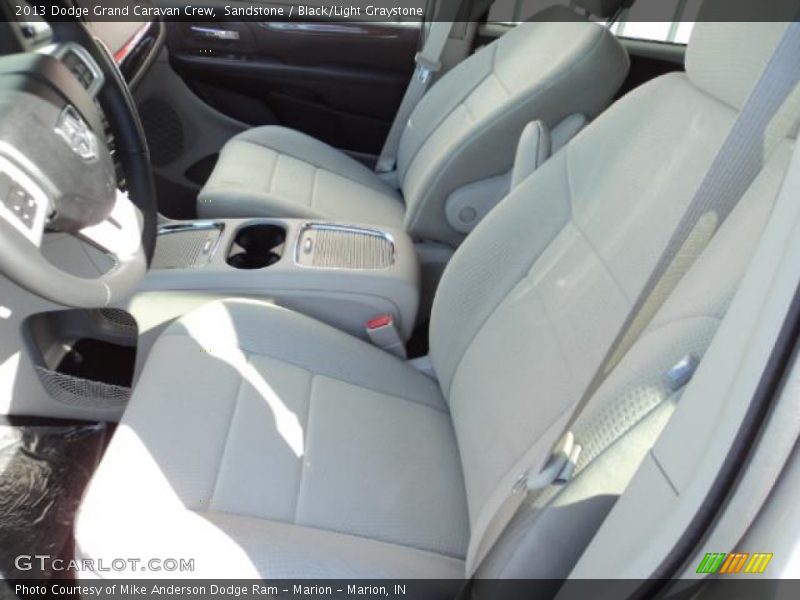 Sandstone / Black/Light Graystone 2013 Dodge Grand Caravan Crew