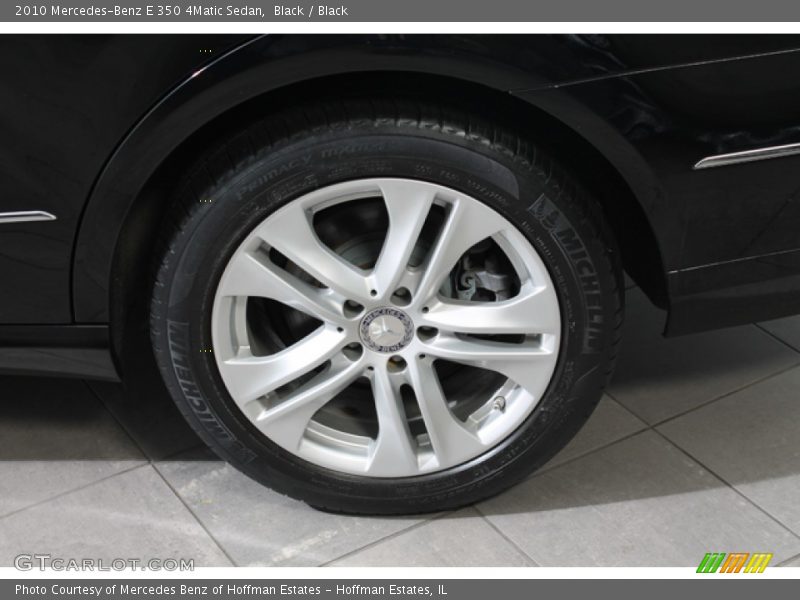 Black / Black 2010 Mercedes-Benz E 350 4Matic Sedan