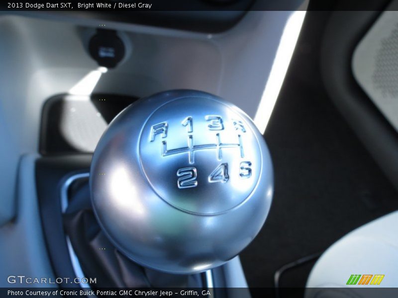Bright White / Diesel Gray 2013 Dodge Dart SXT