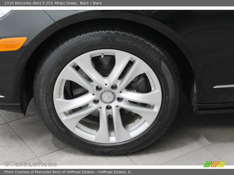 Black / Black 2010 Mercedes-Benz E 350 4Matic Sedan
