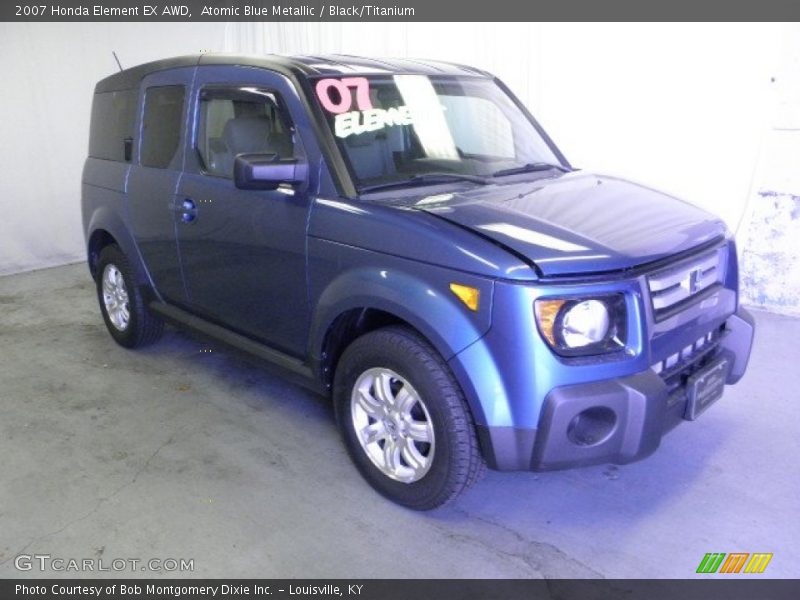 Atomic Blue Metallic / Black/Titanium 2007 Honda Element EX AWD