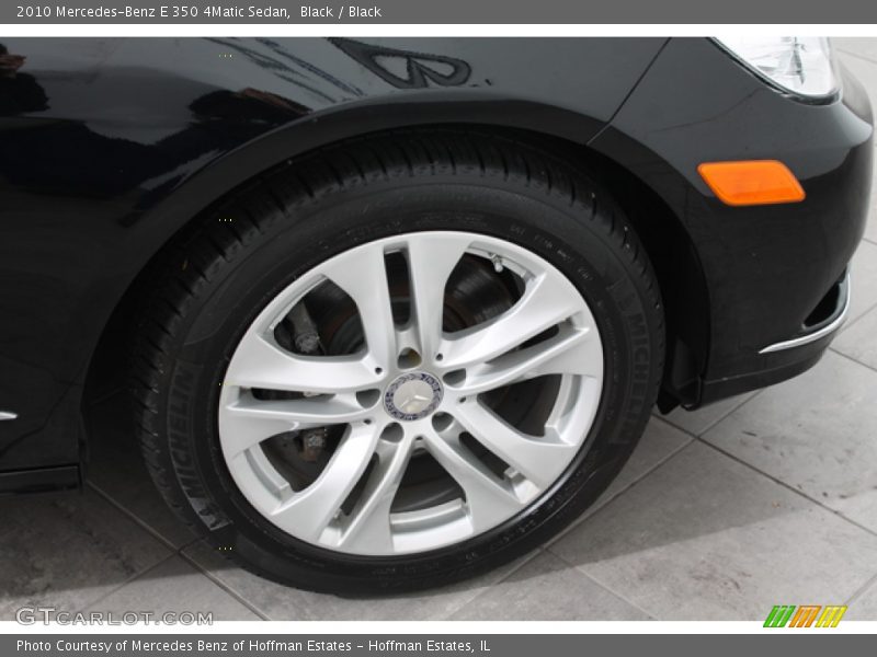 Black / Black 2010 Mercedes-Benz E 350 4Matic Sedan