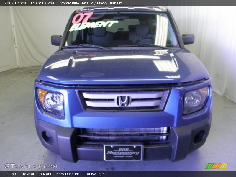 Atomic Blue Metallic / Black/Titanium 2007 Honda Element EX AWD