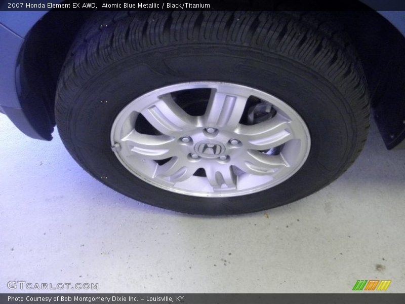 Atomic Blue Metallic / Black/Titanium 2007 Honda Element EX AWD
