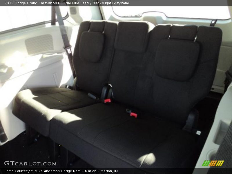 True Blue Pearl / Black/Light Graystone 2013 Dodge Grand Caravan SXT