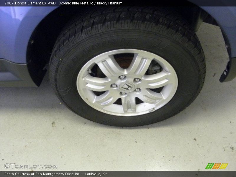 Atomic Blue Metallic / Black/Titanium 2007 Honda Element EX AWD
