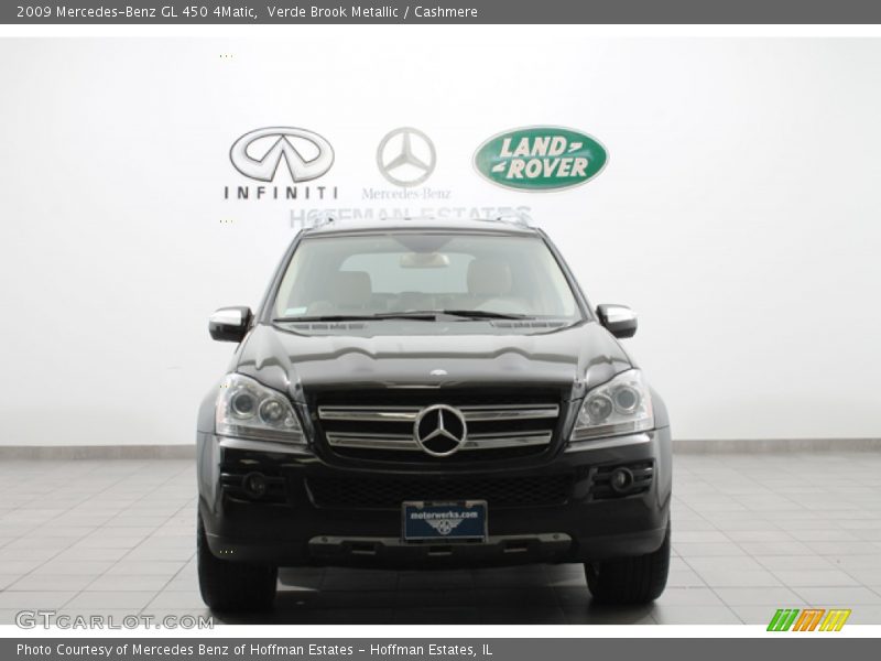 Verde Brook Metallic / Cashmere 2009 Mercedes-Benz GL 450 4Matic