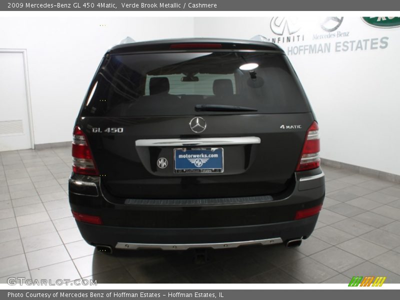 Verde Brook Metallic / Cashmere 2009 Mercedes-Benz GL 450 4Matic