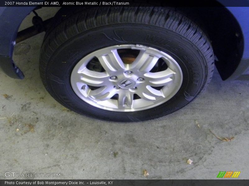Atomic Blue Metallic / Black/Titanium 2007 Honda Element EX AWD