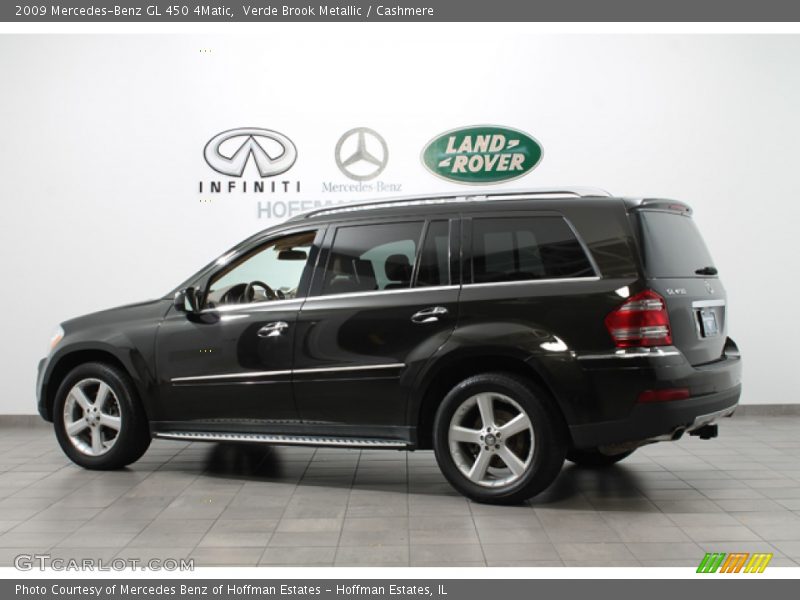 Verde Brook Metallic / Cashmere 2009 Mercedes-Benz GL 450 4Matic