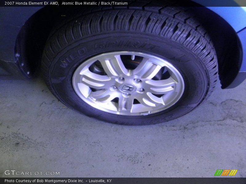 Atomic Blue Metallic / Black/Titanium 2007 Honda Element EX AWD