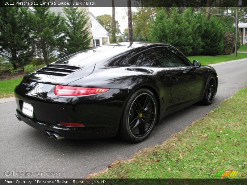 Black / Black 2012 Porsche 911 Carrera S Coupe