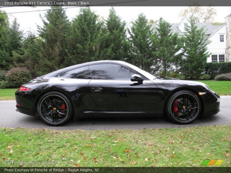 Black / Black 2012 Porsche 911 Carrera S Coupe