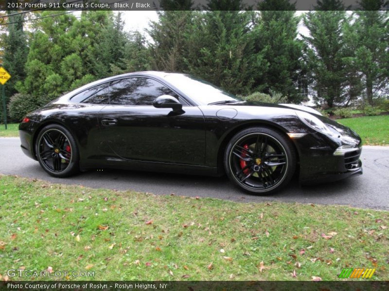 Black / Black 2012 Porsche 911 Carrera S Coupe